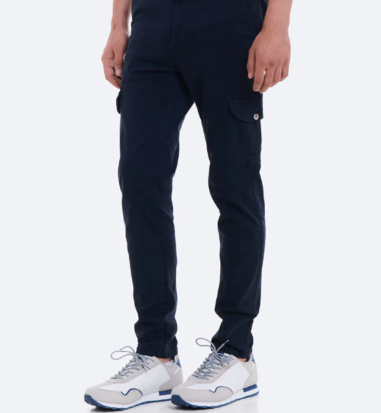 Pantalon Homme En Lin Léger – Cargo Chino Blanc, Taille Élastique, Poches, Idéal Été - 9