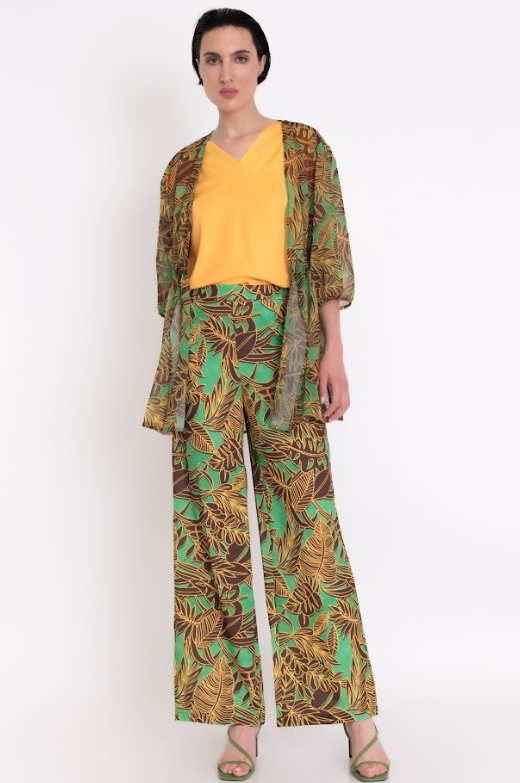 CHAQUETA AJUSTABLE ESTAMPADA