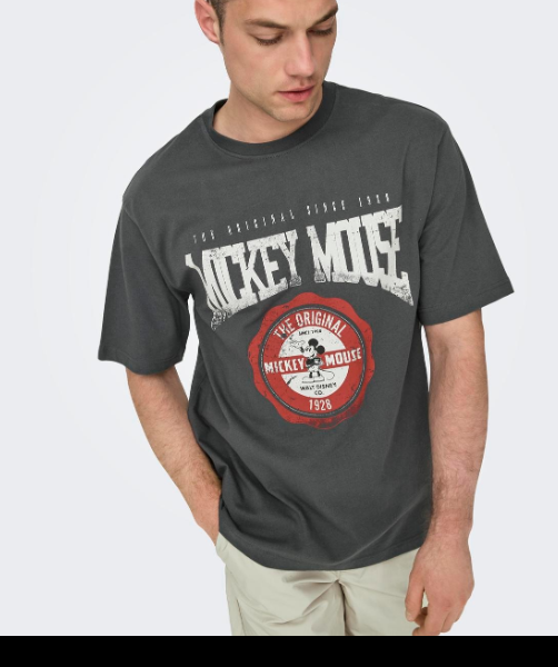 CAMISETA MICKEY NEGRA
