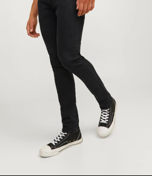 JEANS SLIM FIT NEGRO LARGO 34