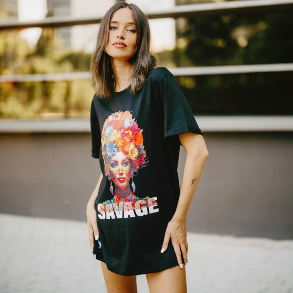 CAMISETA UNISEX SAVAGE