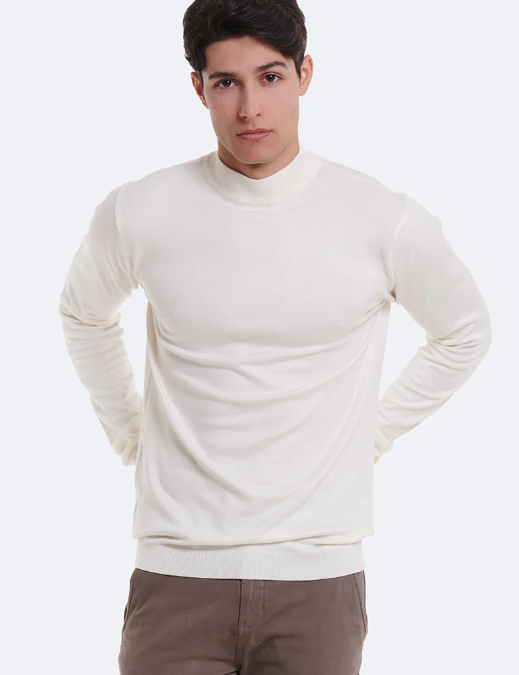 JERSEY LISO CUELLO PERKINS CRUDO