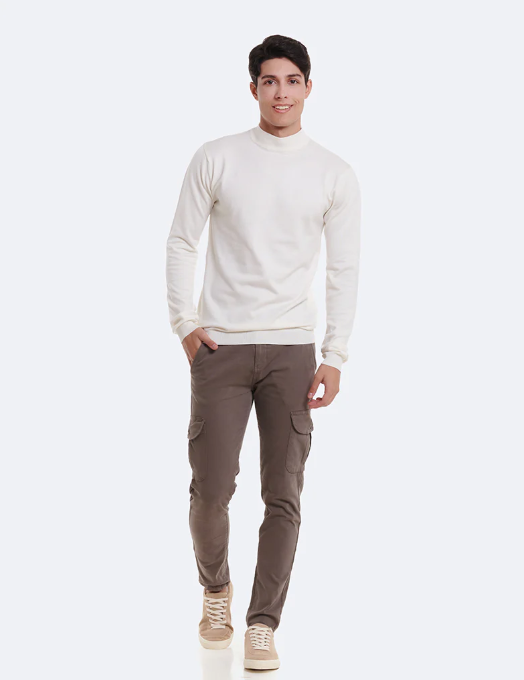 JERSEY LISO CUELLO PERKINS CRUDO