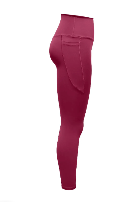 LEGGINGS DEPORTIVO CINTURA ALTA BURDEOS