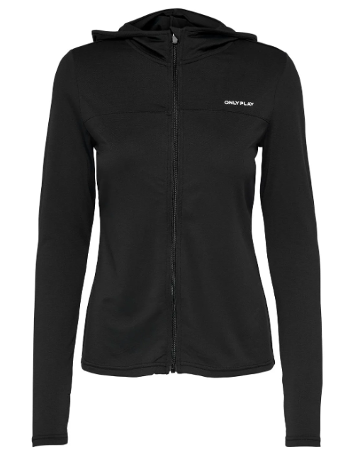 SUDADERA CON CAPUCHA NEGRA