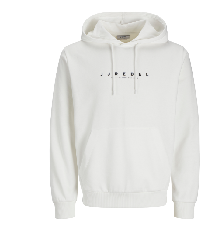 SUDADERA CON CAPUCHA DE MANGA LARGA BLANCA