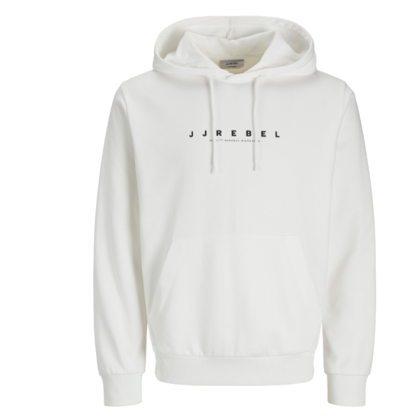 SUDADERA CON CAPUCHA DE MANGA LARGA BLANCA