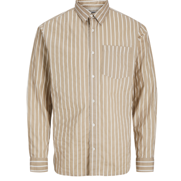 CAMISA POPELINA BEIGE