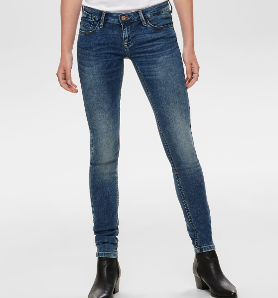 VAQUEROS SKINNY CINTURA BAJA