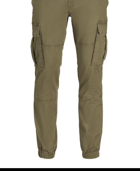 PANTALON CARGO PUÑO VERDE