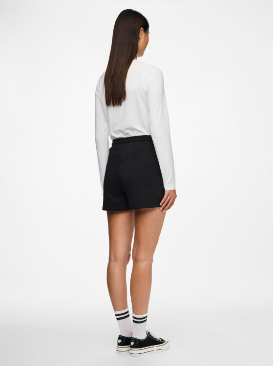 PANTALON CORTO DE CHANDAL NEGRO
