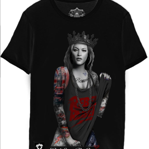 CAMISETA UNISEX KATE LOVE NEGRA