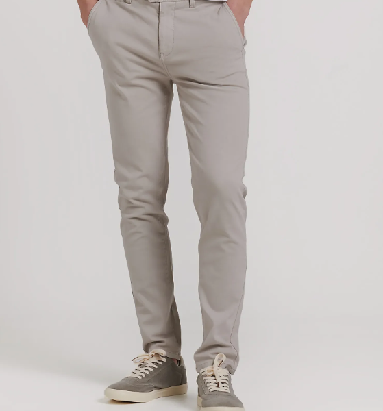 PANTALON CHINO BASIC GRIS