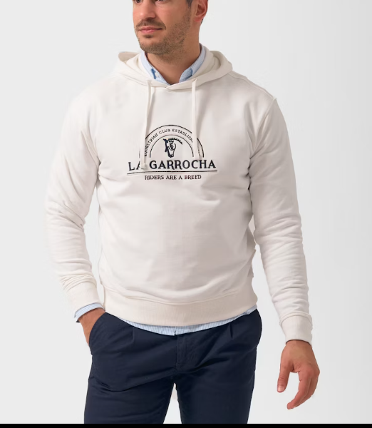 SUDADERA CAPUCHA RIDERS CRUDO