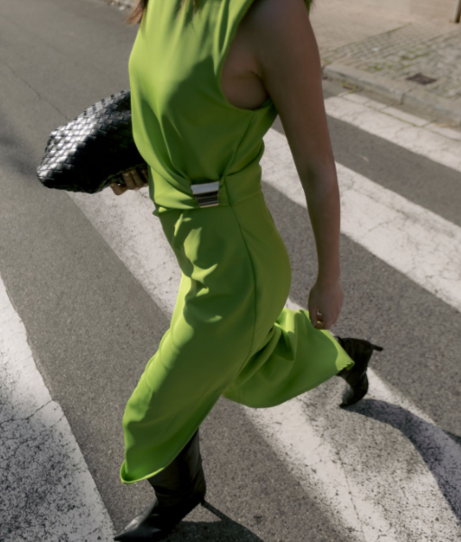VESTIDO MIDI VERDE