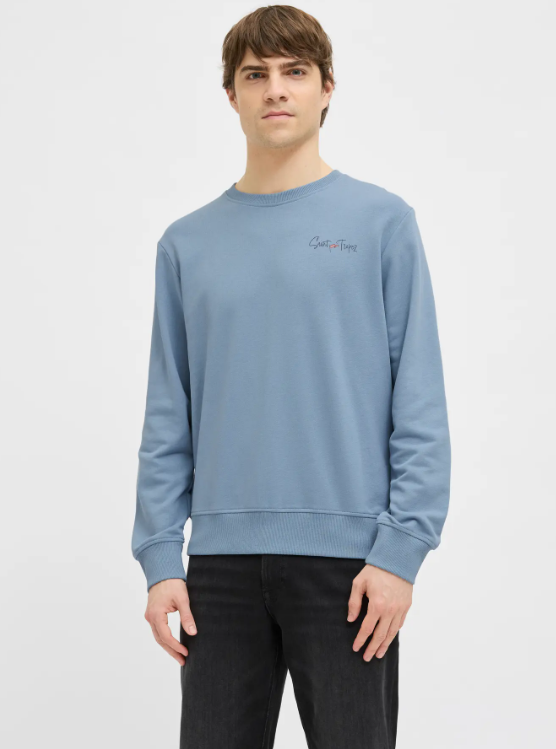 SUDADERA LIGERA AZUL CLARO