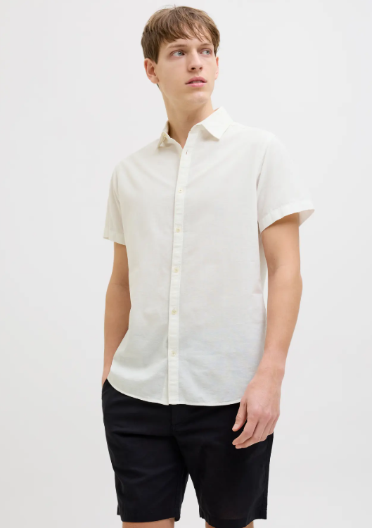 CAMISA MANGA CORTA BLANCA