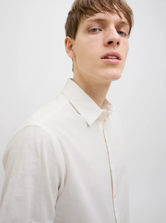 CAMISA MANGA CORTA BLANCA