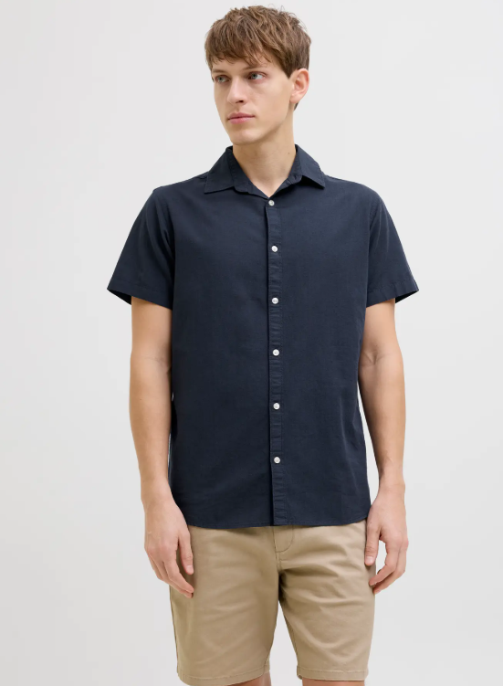 CAMISA MANGA CORTA MARINO