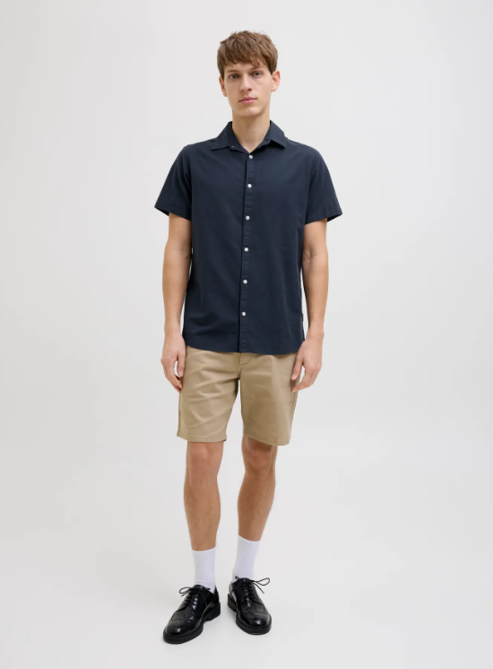CAMISA MANGA CORTA MARINO