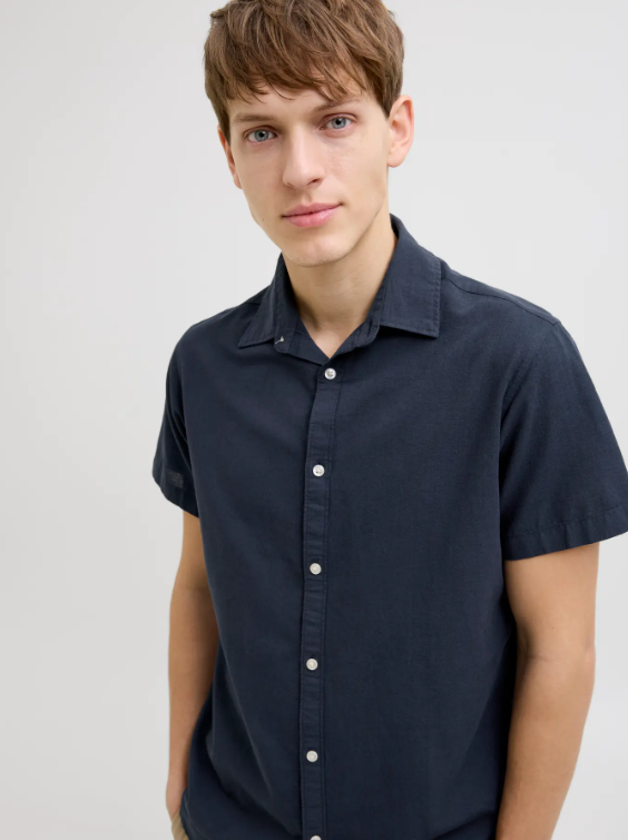 CAMISA MANGA CORTA MARINO
