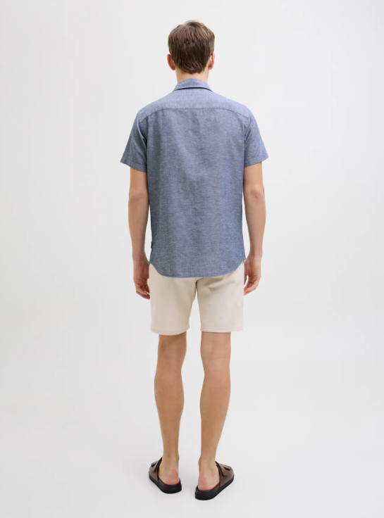 CAMISA MANGA CORTA AZUL