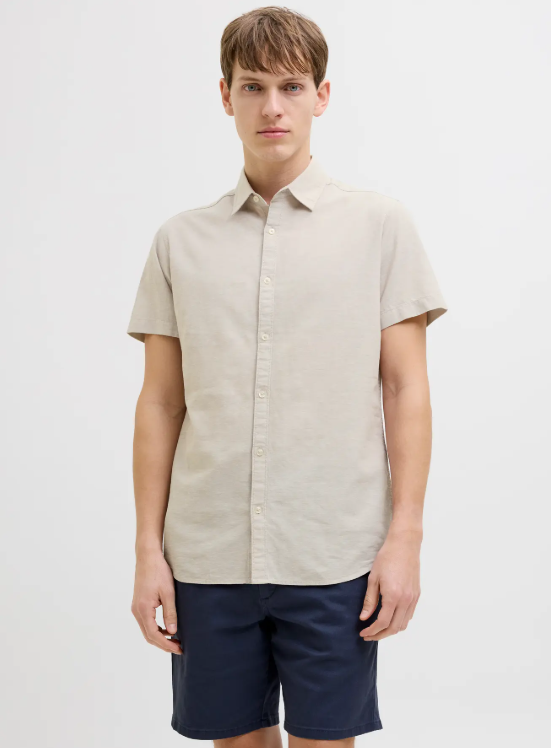 CAMISA MANGA CORTA CRUDO