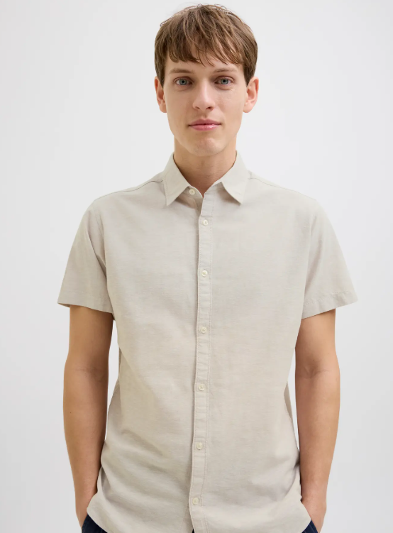 CAMISA MANGA CORTA CRUDO