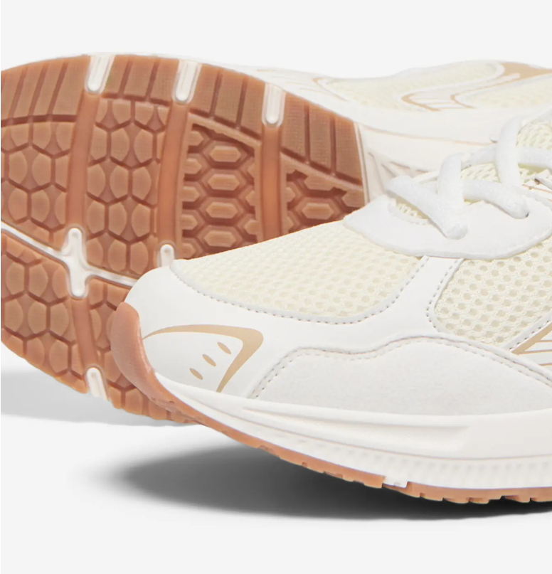 ZAPATILLA DEPORTIVA BLANCA Y BEIGE