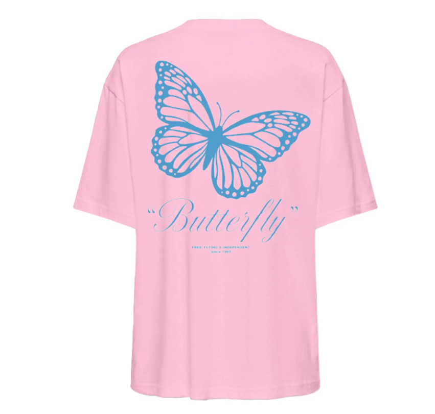 CAMISETA MANGA CORTA MARIPOSA