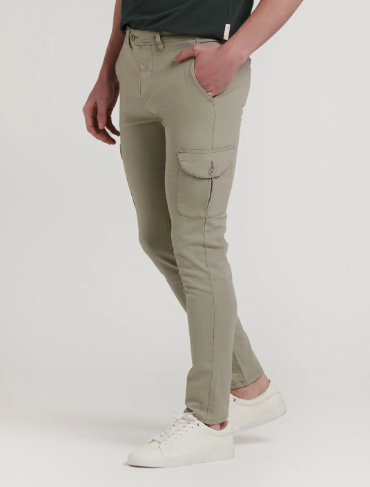 PANTALON CHINO CARGO KAKI
