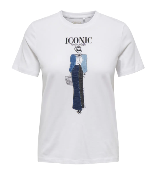 CAMISETA BLANCA ICONIC