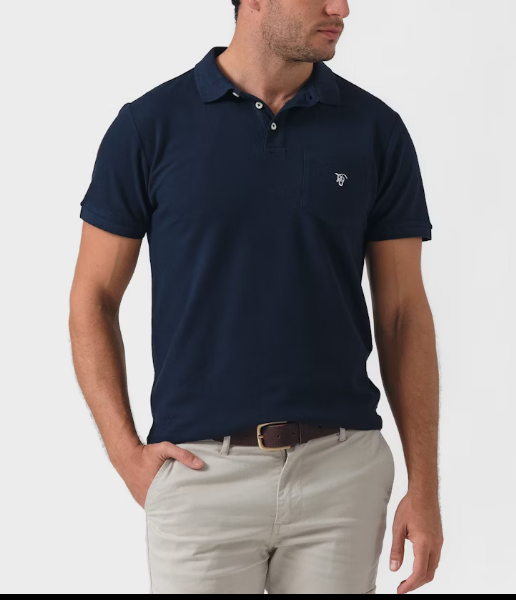 Polo Bolsillo Marino