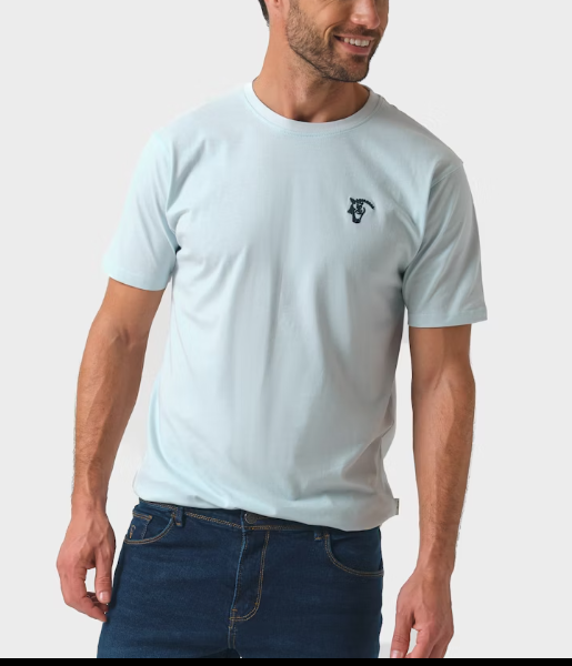 Camiseta Básica Celeste