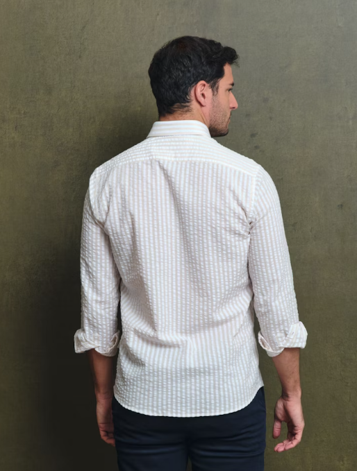 CAMISA AMALFI CAMEL