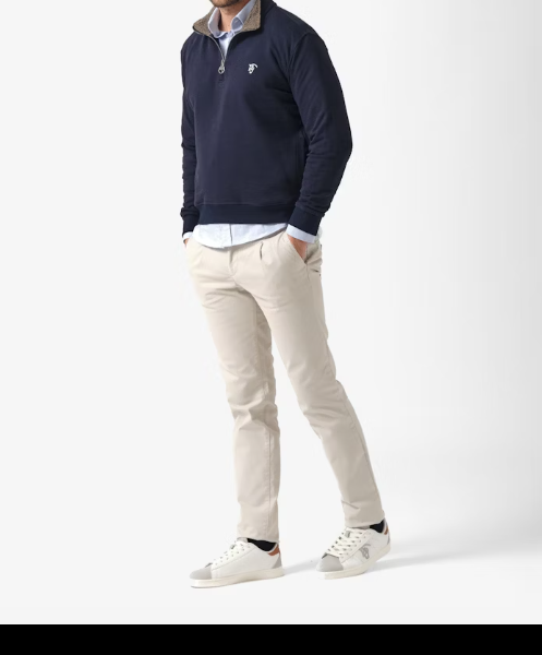 CHINOS PINZAS BEIGE