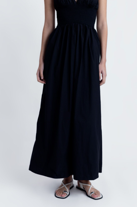 VESTIDO MIDI BORDADO