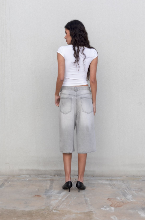 BERMUDA DENIM OVERSIZE