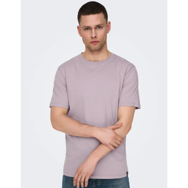 CAMISETA MANGA CORTA LAVANDA