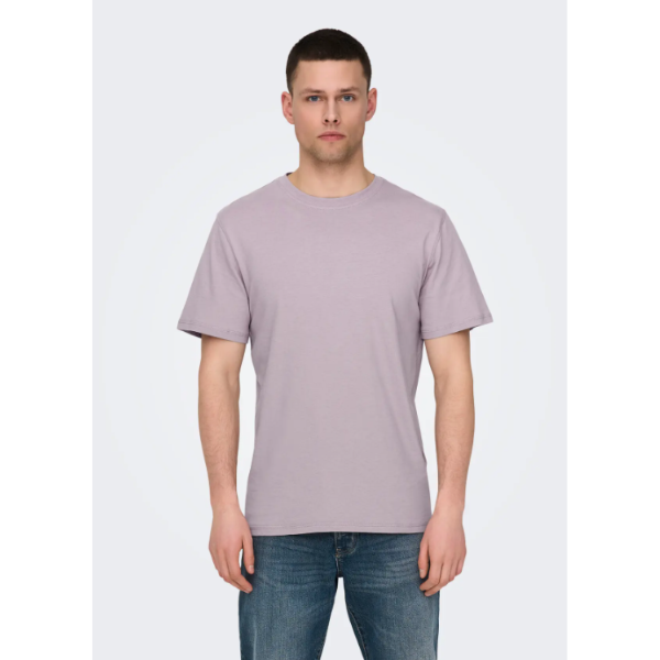 CAMISETA MANGA CORTA LAVANDA