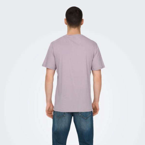 CAMISETA MANGA CORTA LAVANDA