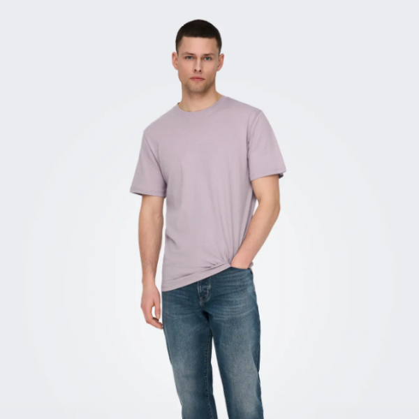 CAMISETA MANGA CORTA LAVANDA