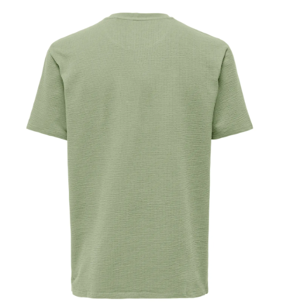 CAMISETA MANGA CORTA TEXTURA VERDE