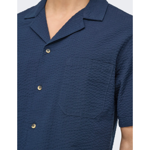 CAMISA MANGA CORTA TEXTURA