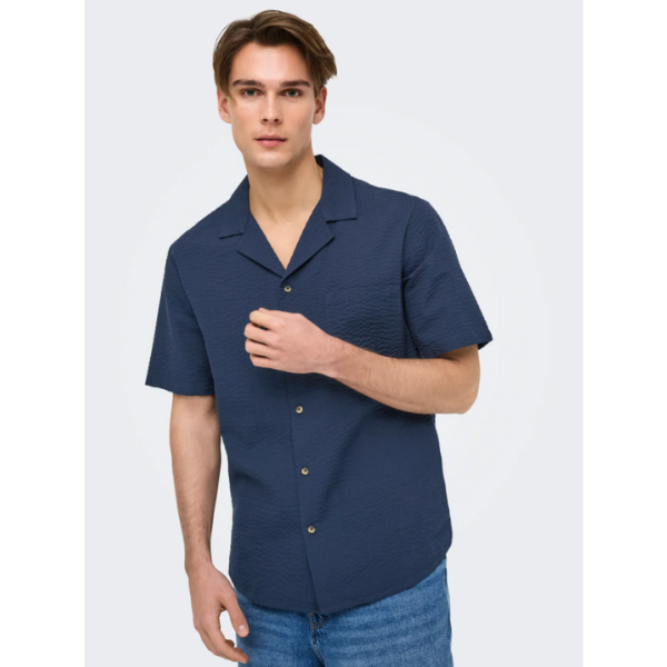 CAMISA MANGA CORTA TEXTURA
