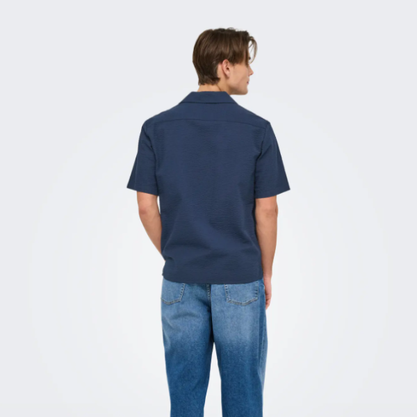 CAMISA MANGA CORTA TEXTURA