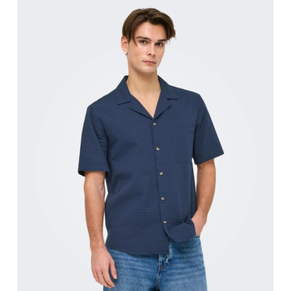 CAMISA MANGA CORTA TEXTURA