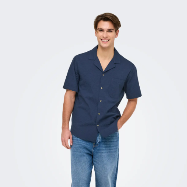 CAMISA MANGA CORTA TEXTURA