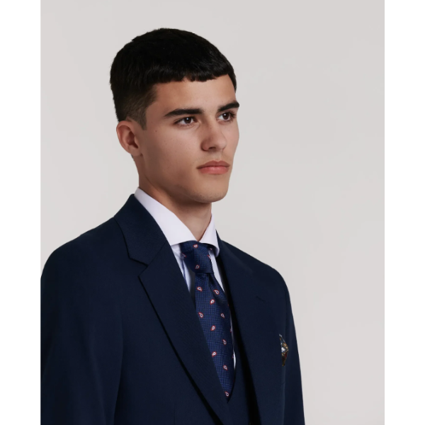 AMERICANA TRAJE MEZCLILLA CRUZADO