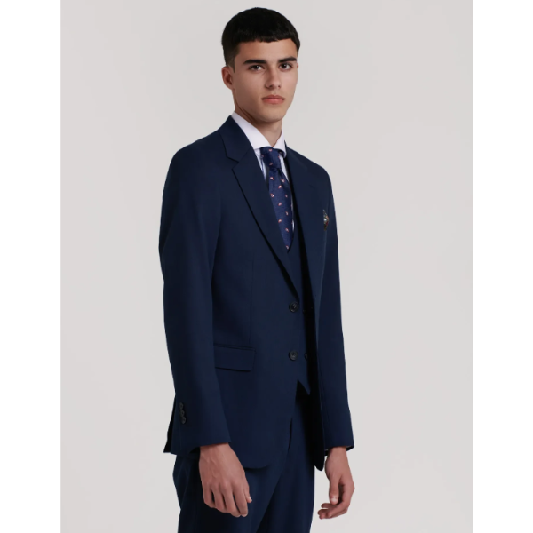 AMERICANA TRAJE MEZCLILLA CRUZADO